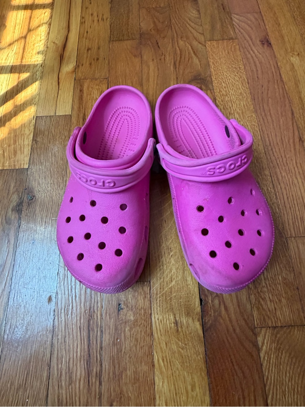Pink Crocs Classic Clogs—Y2K Barbie Pink